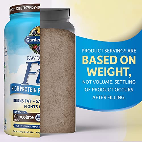 Garden of Life Raw Organic Fit Vegan Protein Powder Chocolate, 28g Plant Based Protein Garden of Life