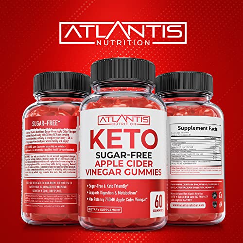 Sugar-Free Keto ACV Gummies for Weight Loss - Apple Cider Vinegar Keto ACV Gummies Atlantis Nutrition