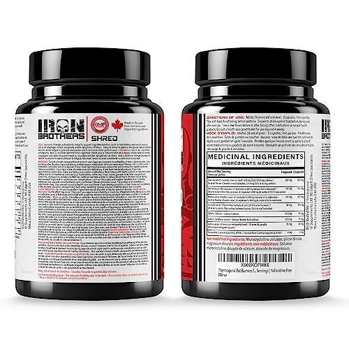 Shred for Men & Women | Strong Appetite Suppressant for Weight Loss Management Iron Brothers Supplements
