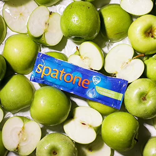 Spatone Natural Liquid Iron Supplement, Apple Flavour With Vitamin C (28 Sachets) Spatone