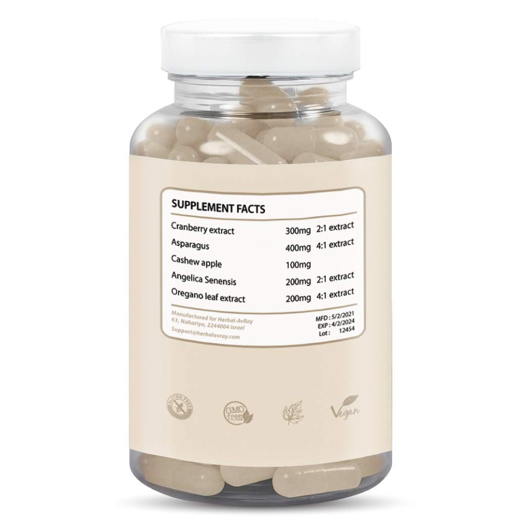 Herbal-avRay Natural Vaginal PH Balance for Women Pills – Supports Vaginal Health Herbal-avRay