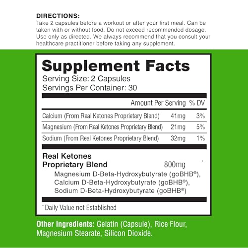 Real Ketones BHB Exogenous Ketones Keto Pills Keto Electrolytes Pills for Enhanced Real Ketones