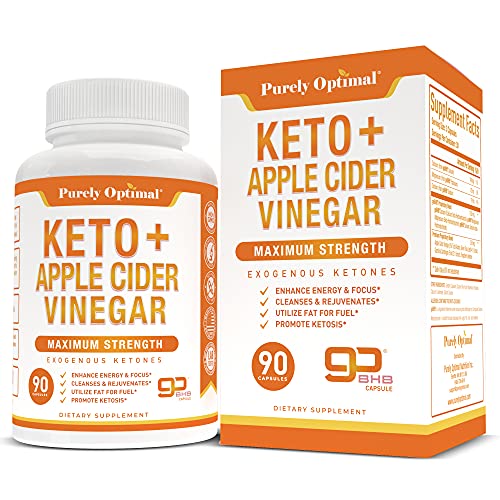 Premium Keto Pills + Apple Cider Vinegar Capsules with Mother - Utilize Fat