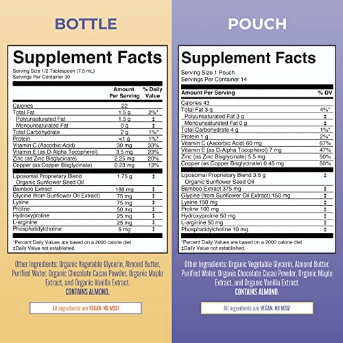 MaryRuth Organics Collagen Booster Liposomal, Sugar Free, Liquid Collagen Booster MaryRuth Organics