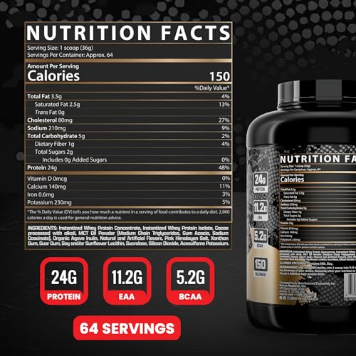 Nutrex Research Whey Protein Powder, Chocolate Muscle Infusion Whey Isolate w/EAA Nutrex Research