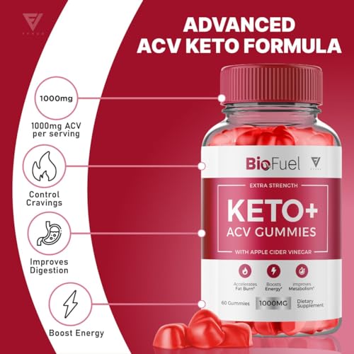 (2 Pack) Biofuel Keto ACV Gummies, Biofuel Keto ACV Gummies Advanced Weight Loss
