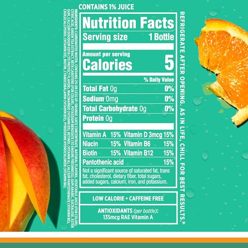 Sparkling Ice, Orange Mango Sparkling Water, Zero Sugar Flavored Water, with Vitamins Sparkling ICE