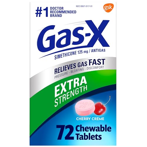 Gas-X Extra Strength Chewable Gas Relief Tablets with Simethicone 125 mg Gas-X