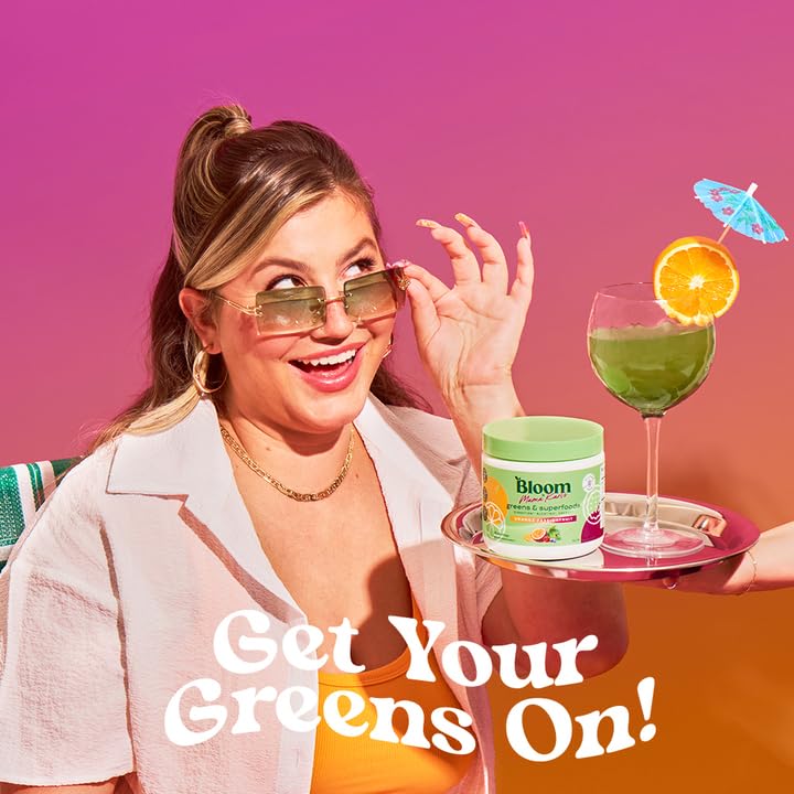 Bloom Nutrition x Mama Karls Super Greens Powder Juice Mix - Probiotics Bloom Nutrition