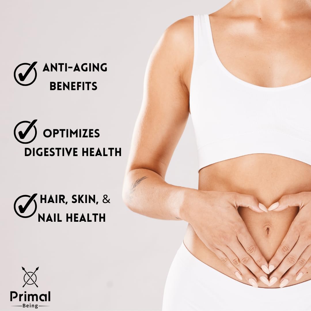 Primal Being Grassfed Beef Colostrum - Supports Immune Function, Gut Health, Hair Primal Being