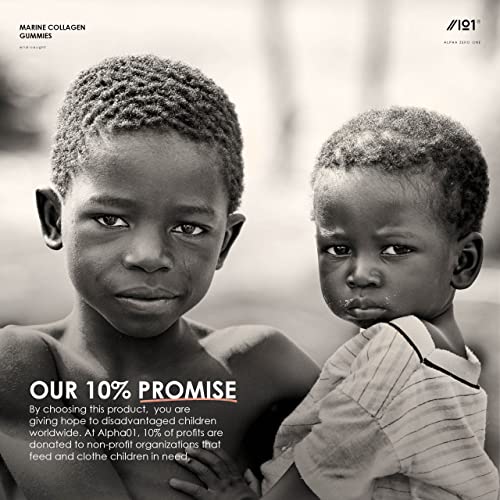 Marine Collagen Gummies - Wild-Caught Marine - Tapioca Based - High Potency Hydrolysed Marine Collagen Gummies ALPHA01