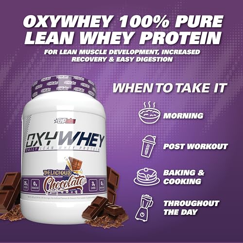 EHPlabs OxyWhey Whey Protein Isolate Powder - 25g of Whey Isolate Protein Powder EHP Labs