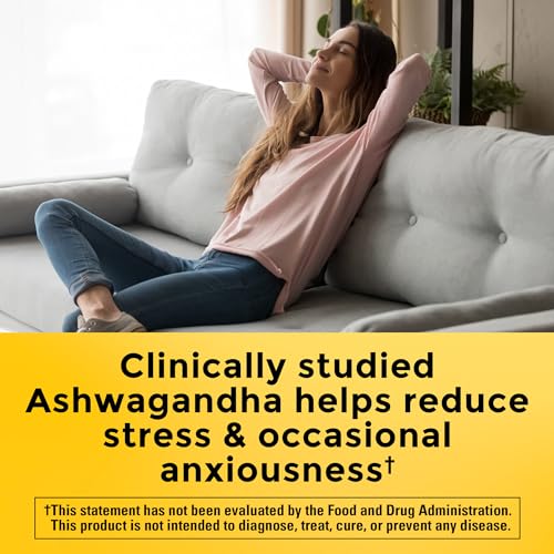 Nature Made Ashwagandha Capsules 125mg for Stress Support, 60 Capsules, 60 Day Supply Nature Made