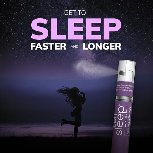 Sleep Fast & Longer - Oral Absorbtion Spray Can I Sleep Natural Sleep Aid with Melatonin Cani Brands Feel Amazing