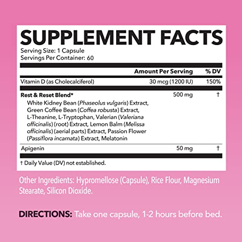 Night Time Fat Burner for Women | Weight Loss and Sleep Support Blend With Apigenin HAVASU NUTRITION