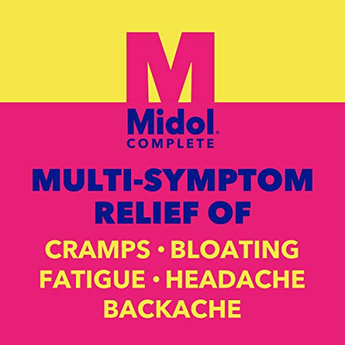 Midol Complete, Menstrual Period Symptoms Relief Including Premenstrual Cramps Midol