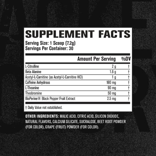 Jacked Factory NITROSURGE Shred Pre Workout Supplement - Energy Jacked Factory