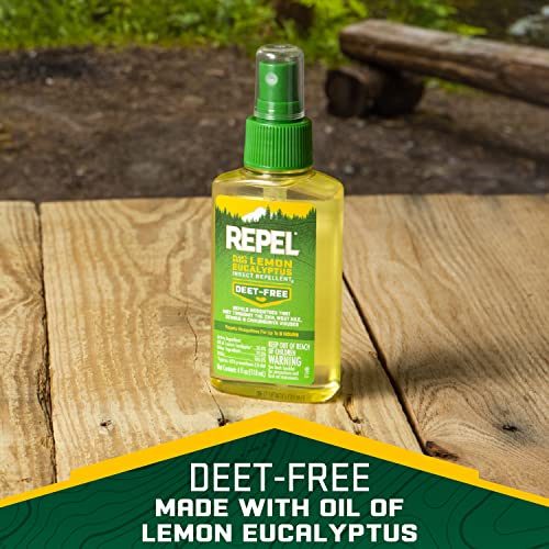 Repel Plant-Based Lemon Eucalyptus Insect Repellent, Mosquito Repellent Repel