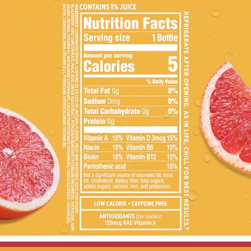 Sparkling Ice, Pink Grapefruit Sparkling Water, Zero Sugar Flavored Water, with Antioxidants Sparkling ICE