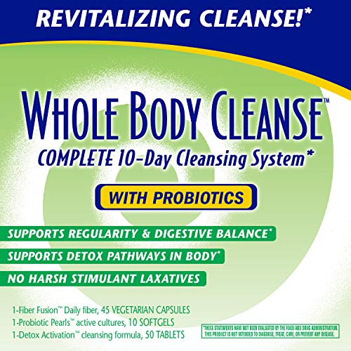 Nature's Way Whole Body Cleanse Complete, 10 Day Detox Cleansing System Kit with Probiotics Enzymatic Therapy