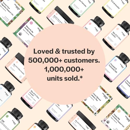 Myo-Inositol & D-Chiro Inositol Capsules, 90-Day Supply, 40:1 Ratio for Hormonal Balance Wholesome Story