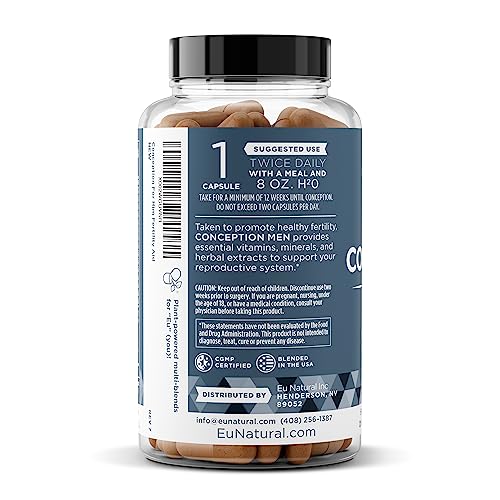 Conception For Him – Fertility Supplements for Men, Male Fertility Booster & Prenatal Eu Natural