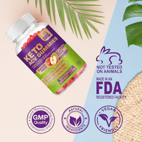 Keto Acv Gummies for Advanced Weight Loss & Belly Fat Burn - Pro Active Super Apple Cider Mood Mingle