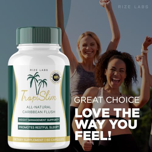 rize labs (5 Pack Tropislim Weight Loss Supplement, Tropislim Capsules for Total Body rize labs