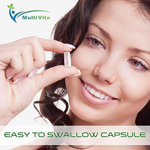 Marine Collagen Capsules - 1200mg Daily Serving Multivita