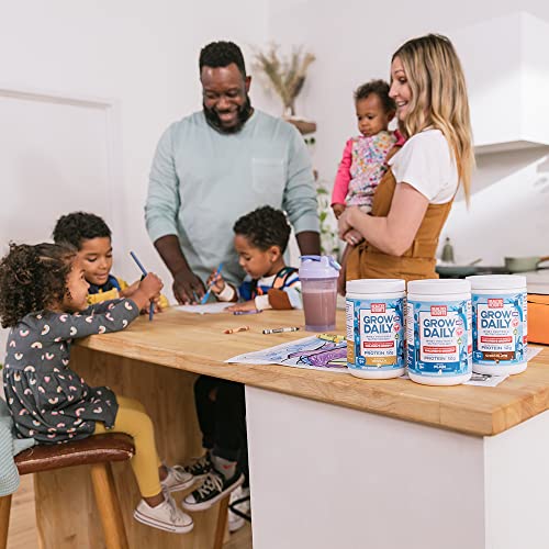 Grow Daily 3+ Shake Mix 7-serving Canister by Healthy Heights - Protein Powder Healthy Height