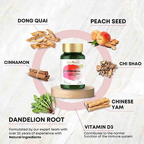 GinSen MyUterus Care for Women’s Warm Uterus, Pregnancy & Menstrual Wellness GinSen