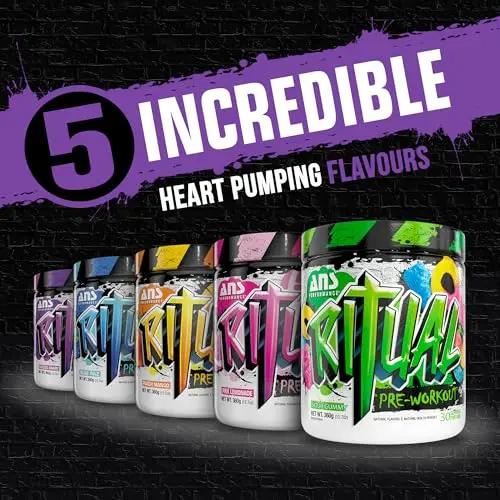 ANS Performance Ritual Pre Workout (30 Servings, 12.7 oz) - Complete Preworkout Formula