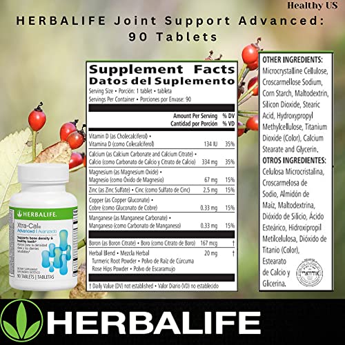 Herbalife Xtra-Cal Advanced: Tablets with Vitamin D and Minerals, Rich in Calcium Herbalife