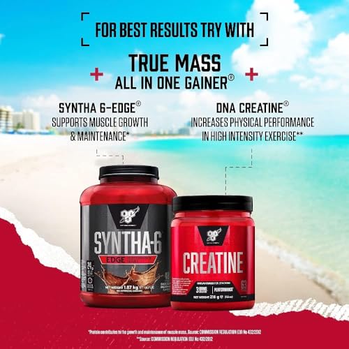 BSN True Mass All-In-One Gainer Protein and Carbohydrate Powder with Creatine BSN
