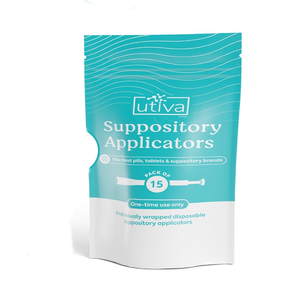 Szio+ Utiva Suppository Applicators – Disposable Vaginal Suppository Applicators – Hygienic Individually