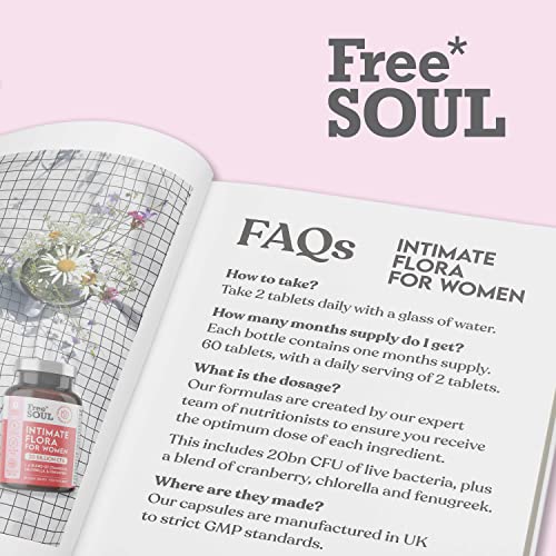 Probiotics for Women - Comprehensive Bio Cultures for Women's Intimate Flora, 20 Billion Free Soul