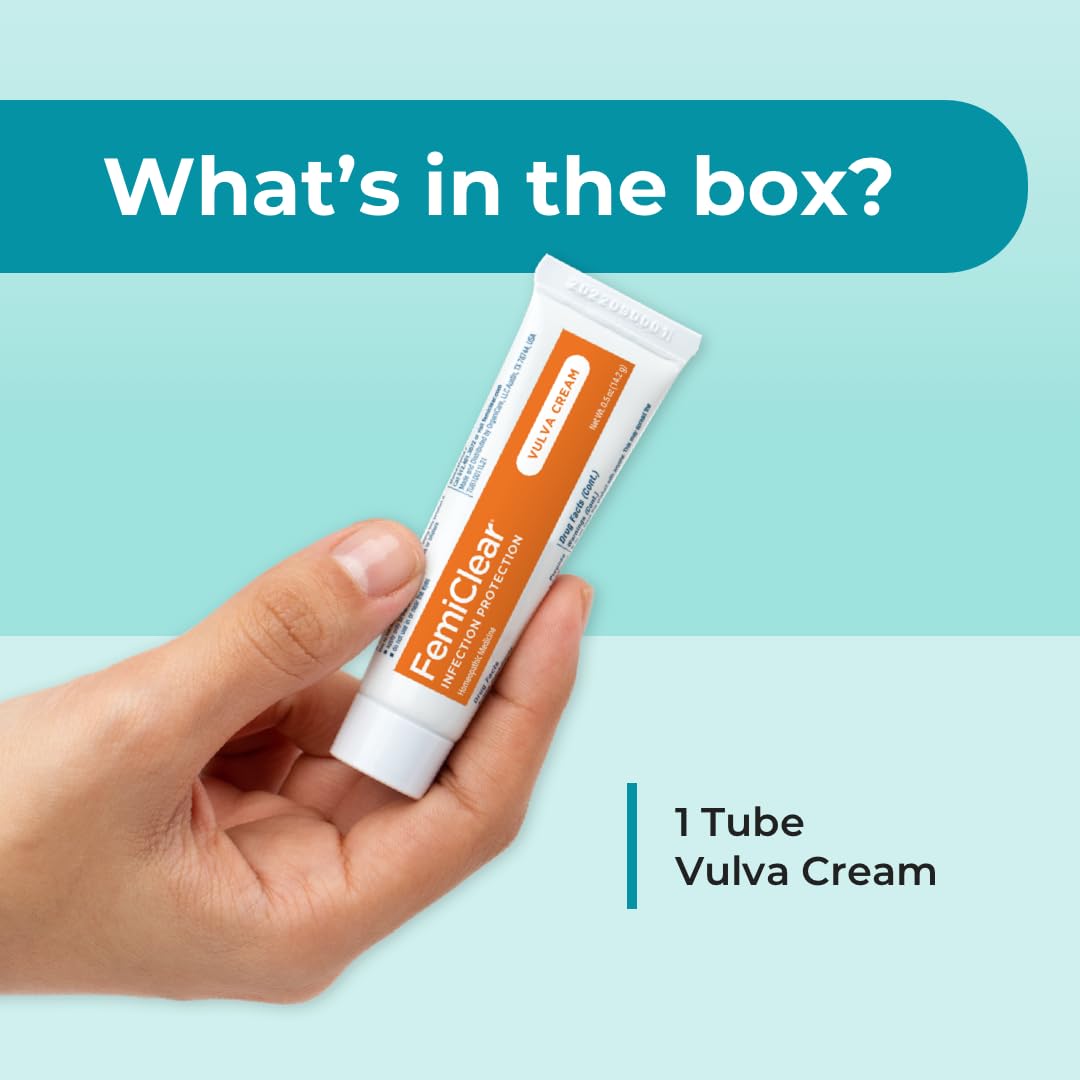 FemiClear Infection Protection Vulva Cream, Protection Against Urinary Tract Infections FemiClear