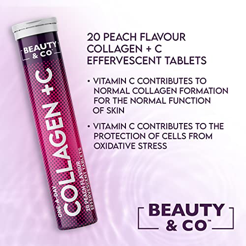 Collagen Effervescent - Marine Collagen & Vitamin C (2 Tubes) Beauty & Co