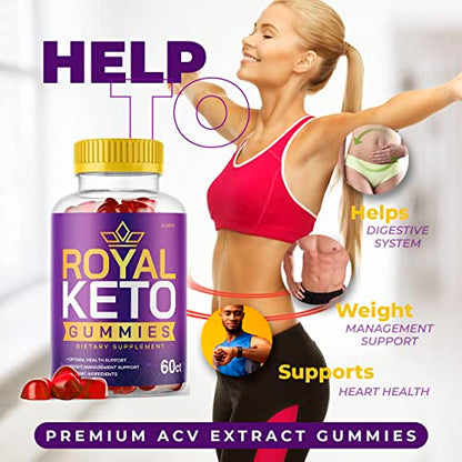 (2 Pack) Royal Keto ACV Gummies - New Advance Formula RoyalKeto