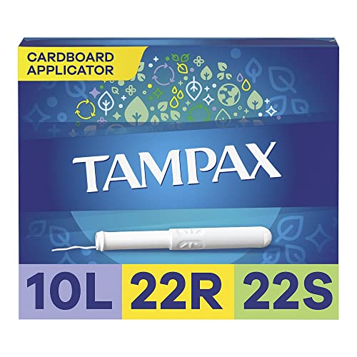 Tampax Tampons Multipack, Lite/Regular/Super Absorbency, Cardboard Applicator, Leakgaurd Skirt