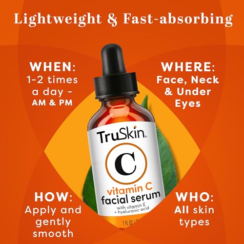 TruSkin Naturals Vitamin C Face Serum Anti Aging Face & Eye Serum TruSkin Naturals