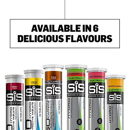 Science In Sport Hydro Hydration Tablets, Gluten-Free, Zero Sugar, Pink Grapefruit Science in Sport