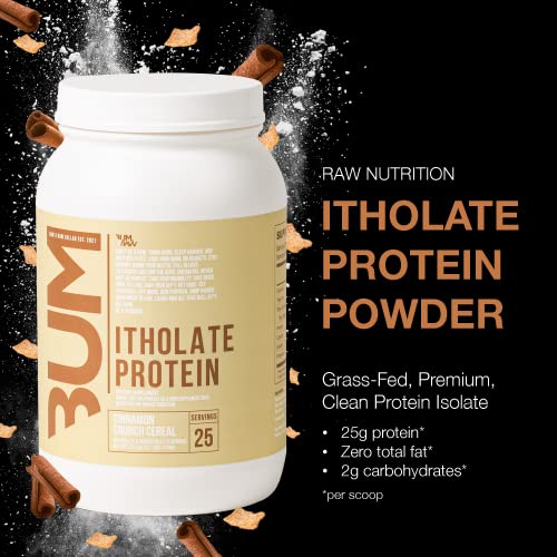 RAW Whey Isolate Protein Powder, Cinnamon Crunch (CBUM Itholate Protein) - 100% Grass RAW