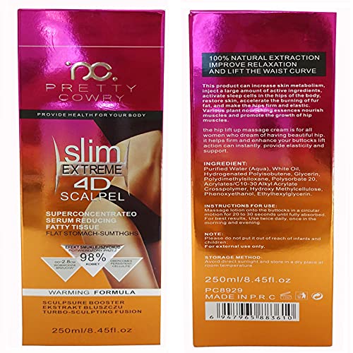 MYSHELL Hot Cream, Fat Burner Sweat Cream,Slimming Cream 250ml,Cellulite Treatment MYSHELL