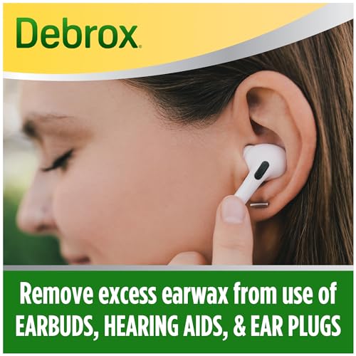 Debrox Ear Wax Removal Drops, Gentle Microfoam Ear Wax Remover, 0.5 Fl Oz Debrox