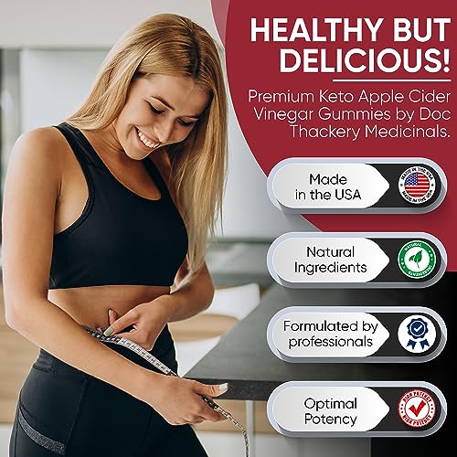 Doc Thackery Apple Cider Vinegar Gummies 1000mg Plus Per Serving, from The Mother Doc Thackery