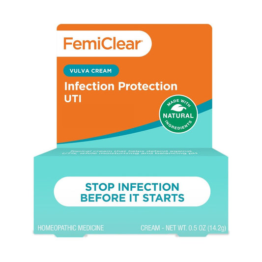FemiClear Infection Protection Vulva Cream, Protection Against Urinary Tract Infections