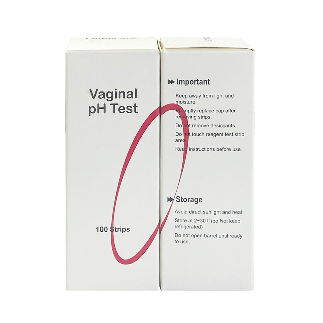Vaginal pH Test -100 Strips BV Test Kit at Home for Women Feminine pH Test, Value Pack Monitor My Store