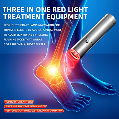 Infrared Light Therapy Wand for Powerful Infrared Light Therapy Red Light，grey-sdt-11 ApuroexRed