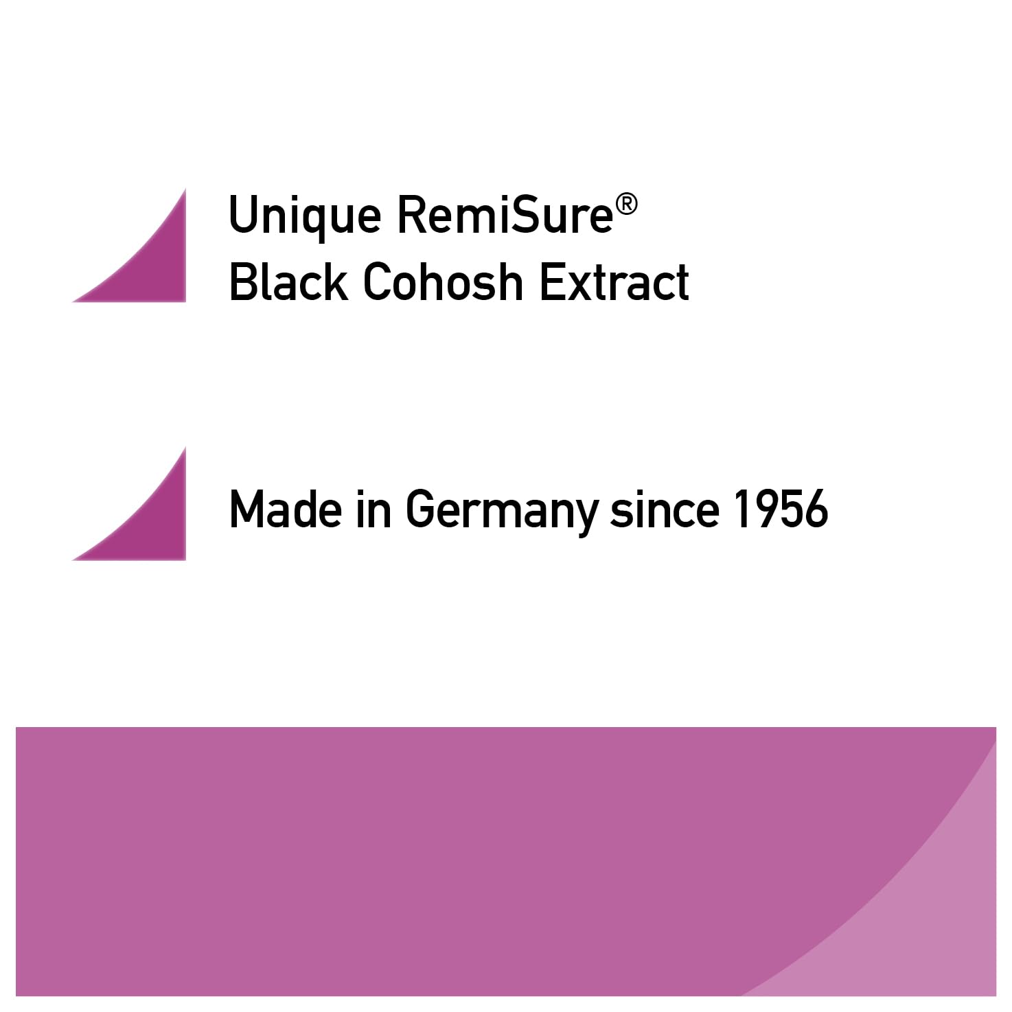 Remifemin - Menopause Symptoms Relief - Clinically Proven Ingredients - Menopause Supplements Remifemin